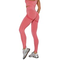 SUIYI Temporada de Verano Gym Yoga Pantalon Rojo Yoga Pantalon Elásticos Cintura Alta Yoga Mujer Pantalones para Mujeres…